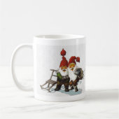 Julenisse Friends Sledding Kaffeetasse (Links)