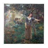 Jules Bastien-Lepage Joan of Arc Fliese (Vorderseite)