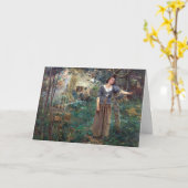 Jules Bastien-Lepage Joan of Arc Poster Karte (Gelbe Blume)