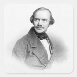 Jules Benedict Quadratischer Aufkleber