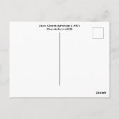 Jules Cheret Auvergne Postcard Postkarte (Rückseite)