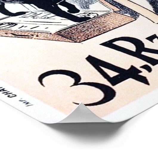 Jules Cheret Exposition Art Nouveau Poster (Ecke)