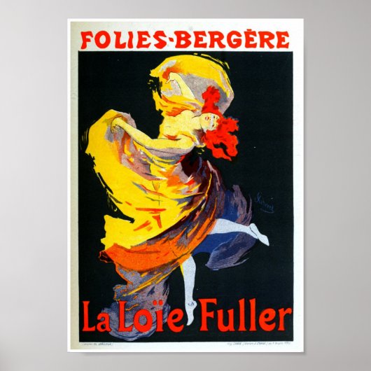 Jules Cheret-Folies Berger Poster (Vorne)