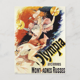 Jules Cheret Olympia Postcard Postkarte