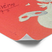 Jules Cheret Pantomimes Lumineuses Poster (Ecke)