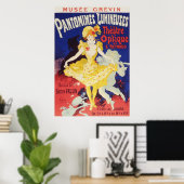 Jules Cheret Pantomimes Lumineuses Poster (Heimbüro)
