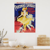 Jules Cheret Pantomimes Lumineuses Poster (Küche)