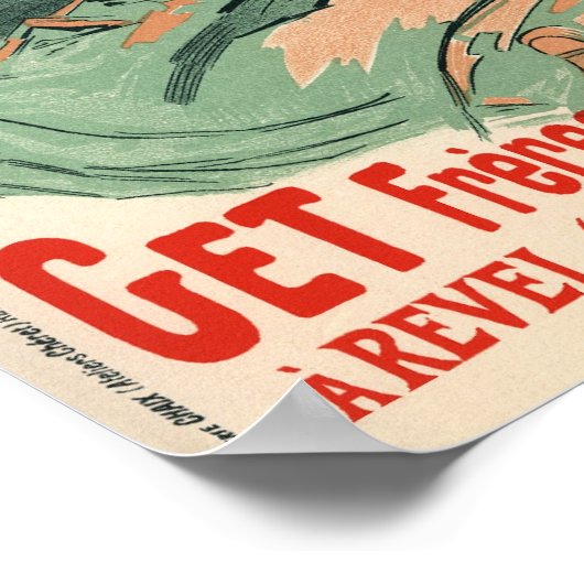 Jules Chéret Pippermint Poster (Ecke)