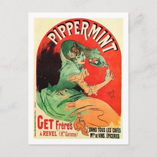 Jules Cheret Postcard Postkarte (Vorderseite)