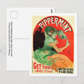 Jules Cheret Postkarte (Vorne/Hinten)
