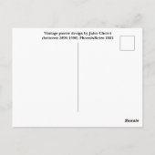 Jules Cheret Postkarte (Rückseite)