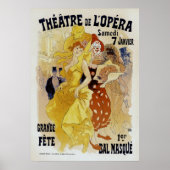 Jules Cheret ~ Theater de L'Opera Poster (Vorne)