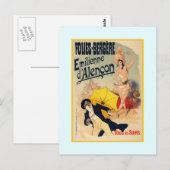 Jules Chéret,Werbung,1890 Postkarte (Vorne/Hinten)