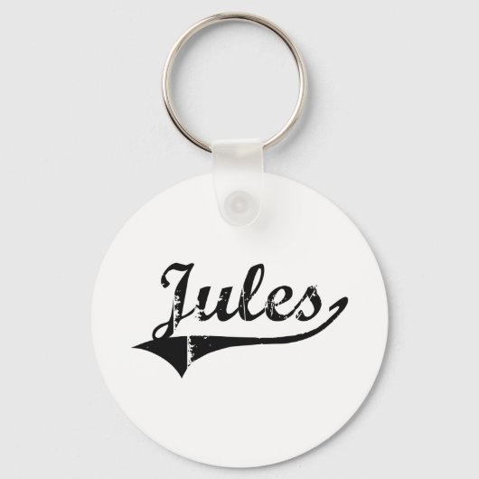 Jules Classic Style Name Schlüsselanhänger (Vorderseite)
