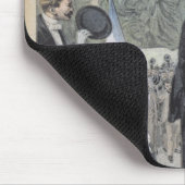 Jules Dalou, der mit der Medaille zugesprochen Mousepad (Ecke)