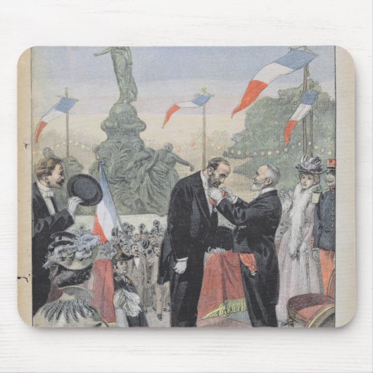 Jules Dalou, der mit der Medaille zugesprochen Mousepad (Vorne)