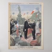 Jules Dalou wird mit der Medaille ausgezeichnet Poster (Vorne)