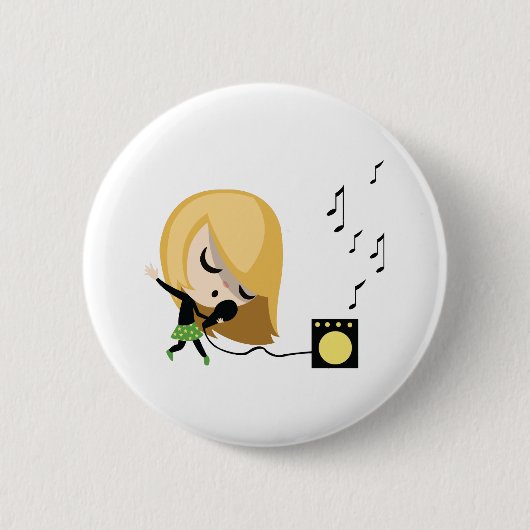 Jules der Sänger Button (Vorderseite)