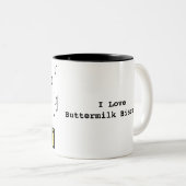 Jules der Sänger Zweifarbige Tasse (VorderseiteRechts)