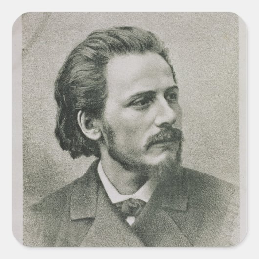 Jules Emile Massenet Quadratischer Aufkleber (Vorderseite)