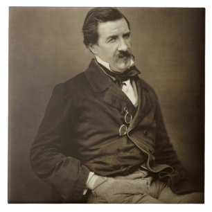 Jules Francois Felix Husson, "Champfleury" (1821-8 Fliese