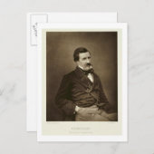 Jules Francois Felix Husson, 'Champfleury' (1821-8 Postkarte (Vorne/Hinten)