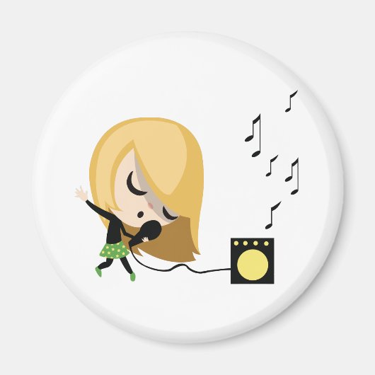 Jules the Singer Magnet (Vorne)