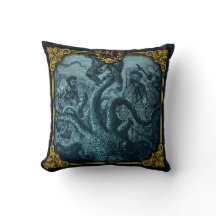 Jules Verne 20000 Ligen Throw Pillow 3