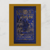 Jules Verne A Floating City Antique Book Cover