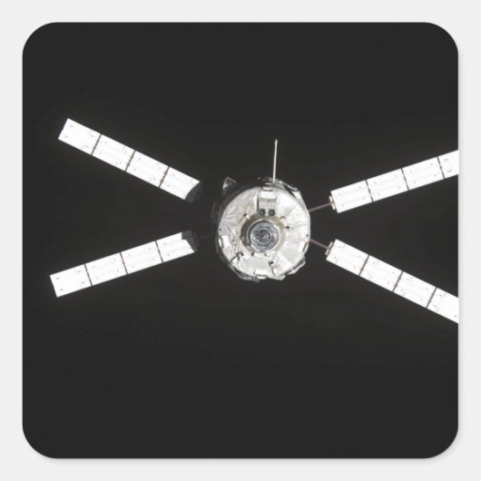 Jules Verne ATV Quadratischer Aufkleber (Vorderseite)