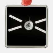 Jules Verne ATV Silbernes Ornament (Vorne)