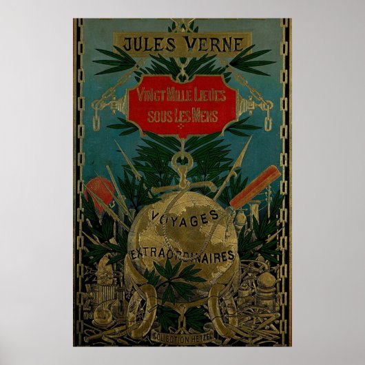 Jules Verne Außergewöhnliche Fahrten Poster (Vorne)