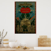 Jules Verne Außergewöhnliche Fahrten Poster (Küche)