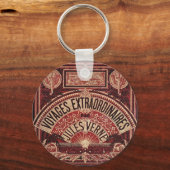 JULES VERNE "AUSSERORDENTLICHE REISEN" (1878) SCHLÜSSELANHÄNGER (Vorderseite)