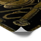 Jules Verne Extraordinary Voyages Poster (Ecke)