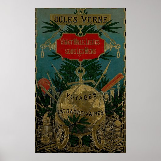 Jules Verne Extraordinary Voyages Poster (Vorne)