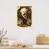 Jules Verne Hommage Poster (Küche)