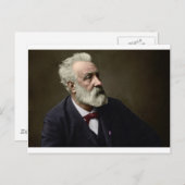 Jules Verne im Jahr 1892 Postkarte (Vorne/Hinten)