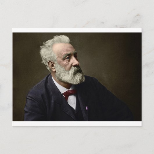 Jules Verne im Jahr 1892 Postkarte (Vorderseite)