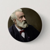 Jules Verne im Jahre 1892 Button (Vorderseite)