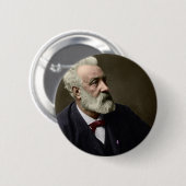 Jules Verne im Jahre 1892 Button (Vorne & Hinten)