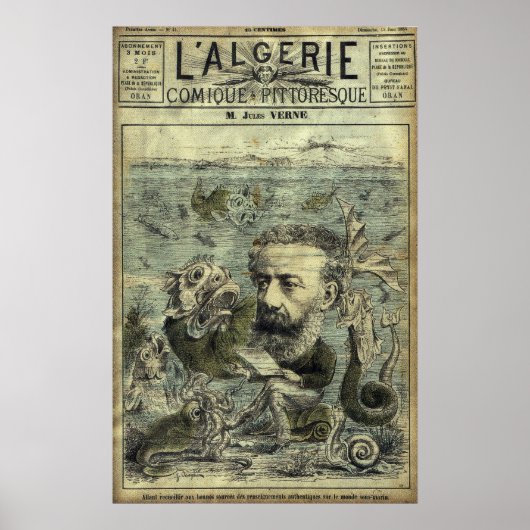 Jules Verne Poster (Vorne)