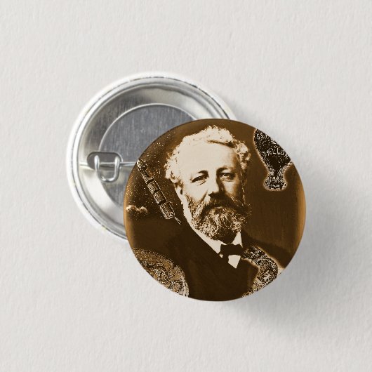 Jules Verne Tribute Button (Vorne & Hinten)
