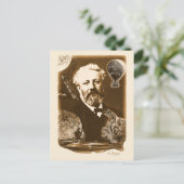 Jules Verne Tribute Postkarte (Stehend Vorderseite)