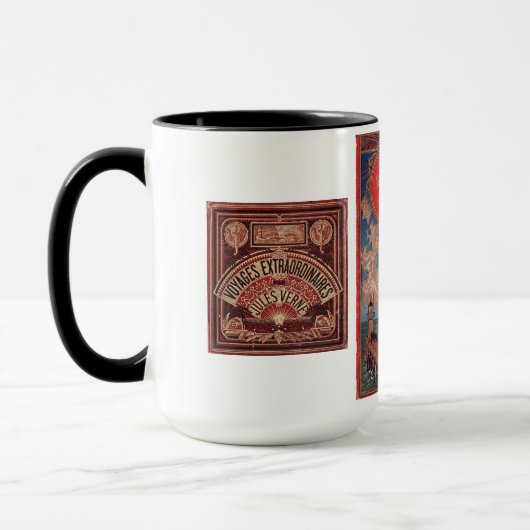 JULES VERNE „TWO COVERS“ (1878 & 1898) TASSE (Links)