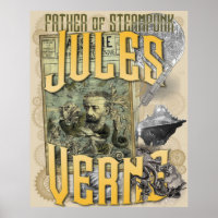 Jules Verne Vater von Steampunk