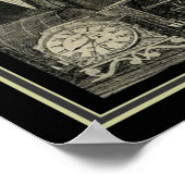 Jules Verne Viktorianisch Steampunk Illustration 1 Poster (Ecke)