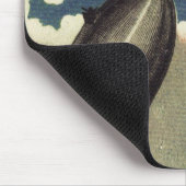 Jules Verne von der Erde zum Mond (1865) Mousepad (Ecke)