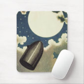 Jules Verne von der Erde zum Mond (1865) Mousepad (Mit Mouse)