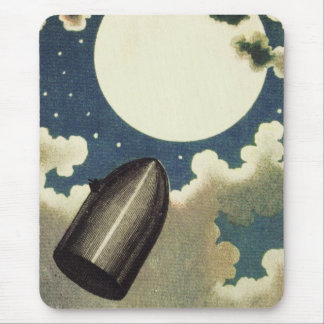 Jules Verne von der Erde zum Mond (1865) Mousepad